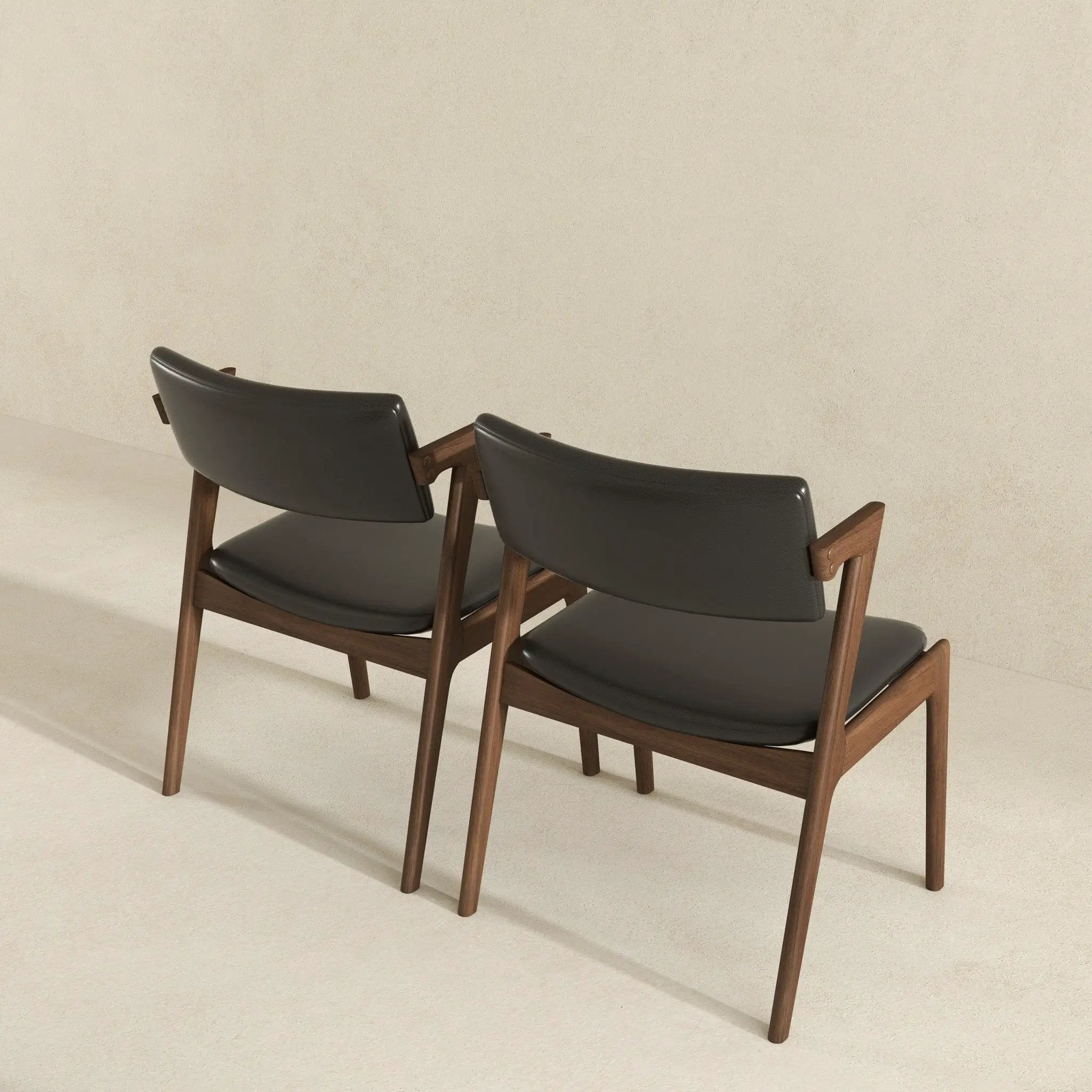 Edwin - Mid-Century Modern Dining Chair (Set of 2) by HouseOfZazla