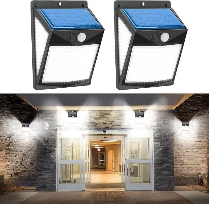 Solar Lights Outdoor 238 LED, 270° Wide Angle Motion Sensor Lights with 3 Modes, IP65 Waterproof Solar Powered Wall Lights for Yard Garden, Patio, Driveway(2 Pack) by GreenHaven Gardens