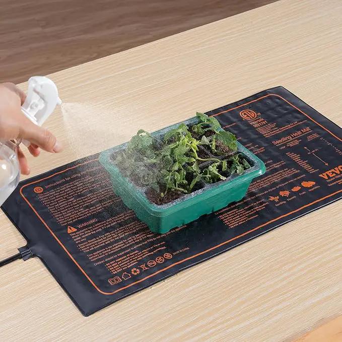 VEVOR 10"x 20.75" Seedling Heat Mat 1 Pack, MET-Certified, Waterproof, for Indoor Germination, Gardening, Hydroponics, Greenhouse Use by GreenHaven Gardens