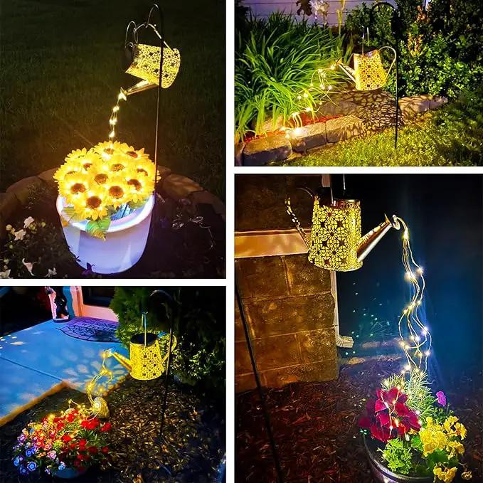 VOOKRY Solar Watering Can Lights, 2 Pack Large Hanging Solar Lights Outdoor Waterproof Garden Decor Outside for Patio Yard Porch Lawn Landscape Gardening Gifts for Mom Women Grandma Birthday by GreenHaven Gardens