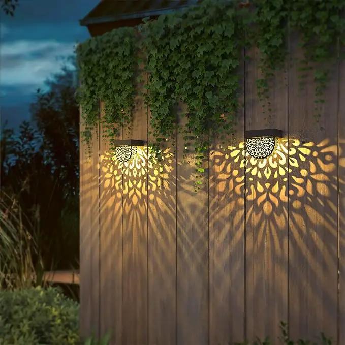 Solar Fence Lights 6 Pack Solar Deck Lights Outdoor Waterproof LED Solar Powered Step Wall Lights Outdoor Decorations Decorative for Front Door by GreenHaven Gardens