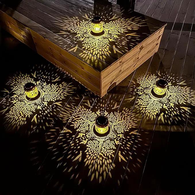 Tree of Life Solar Lanterns Outdoor Waterproof Hanging Solar Lights Big Tree Gifts for Women Men Metal Decorative LED Lanterns for Yard, Patio, Lawn, Tabletop, Pathway, Landscape, Garden Decor by GreenHaven Gardens
