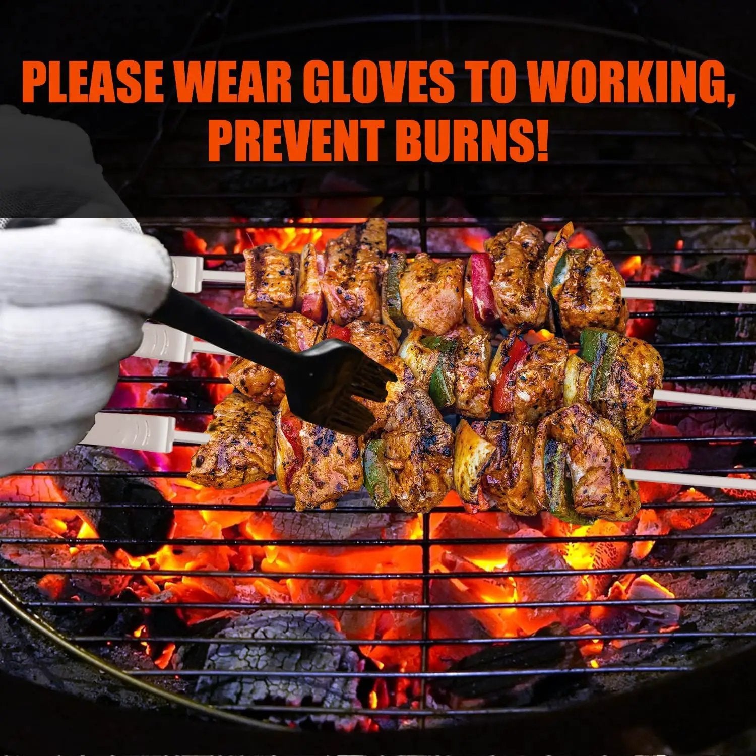 BBQ Skewers (Single fork12) by GreenHaven Gardens