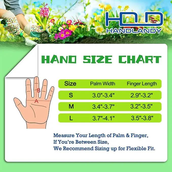 HANDLANDY Rose Pruning Gardening Gloves for Men Women, Thorn Proof Forearm Protection Leather Garden Gloves, Gardening Gifts for Gardeners (Beige- goatskin, Small (Pack of 1)) by GreenHaven Gardens