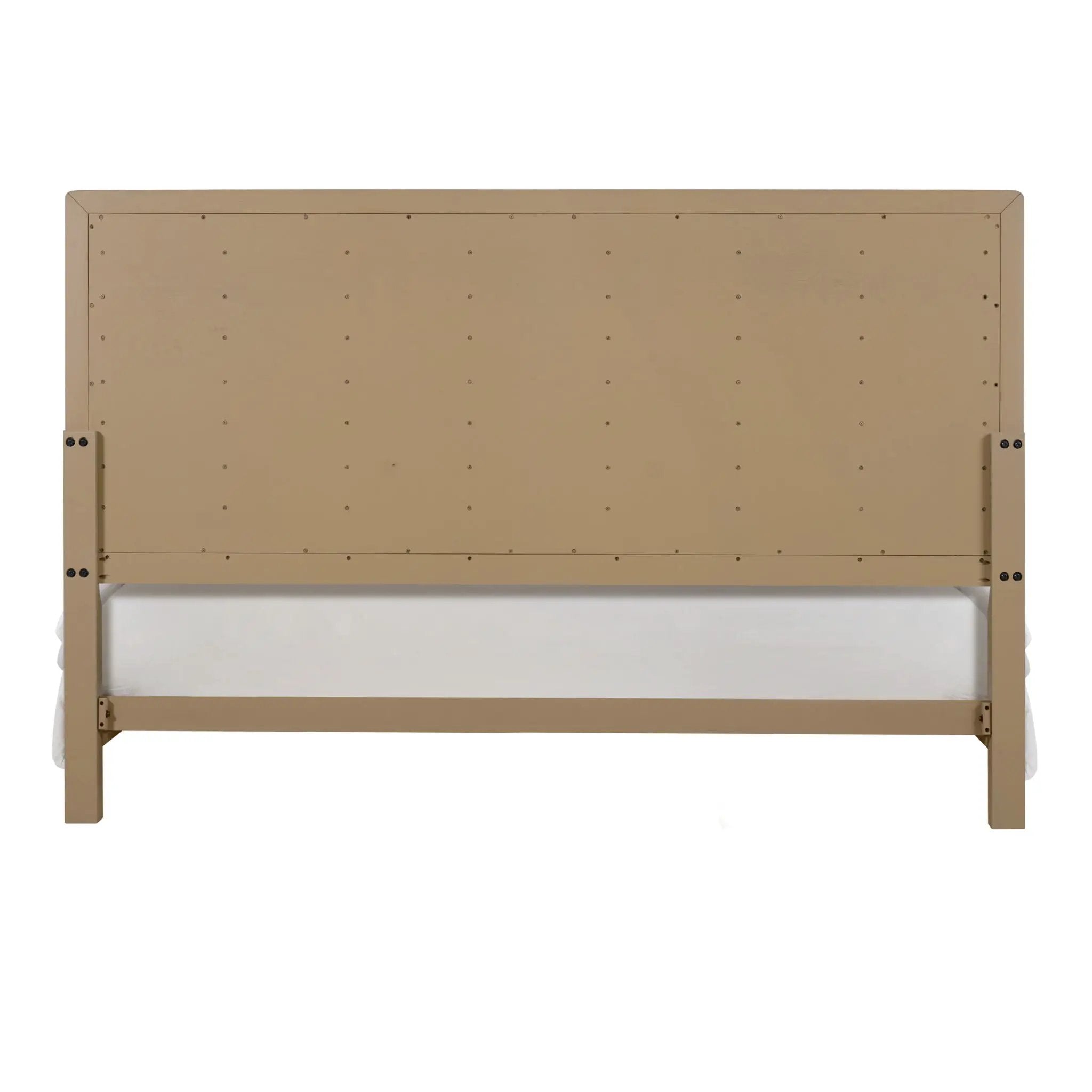 Panel Bed Frame With Unique Headboard And Included Slats by HouseOfZazla