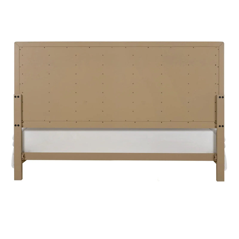 Panel Bed Frame With Unique Headboard And Included Slats by HouseOfZazla