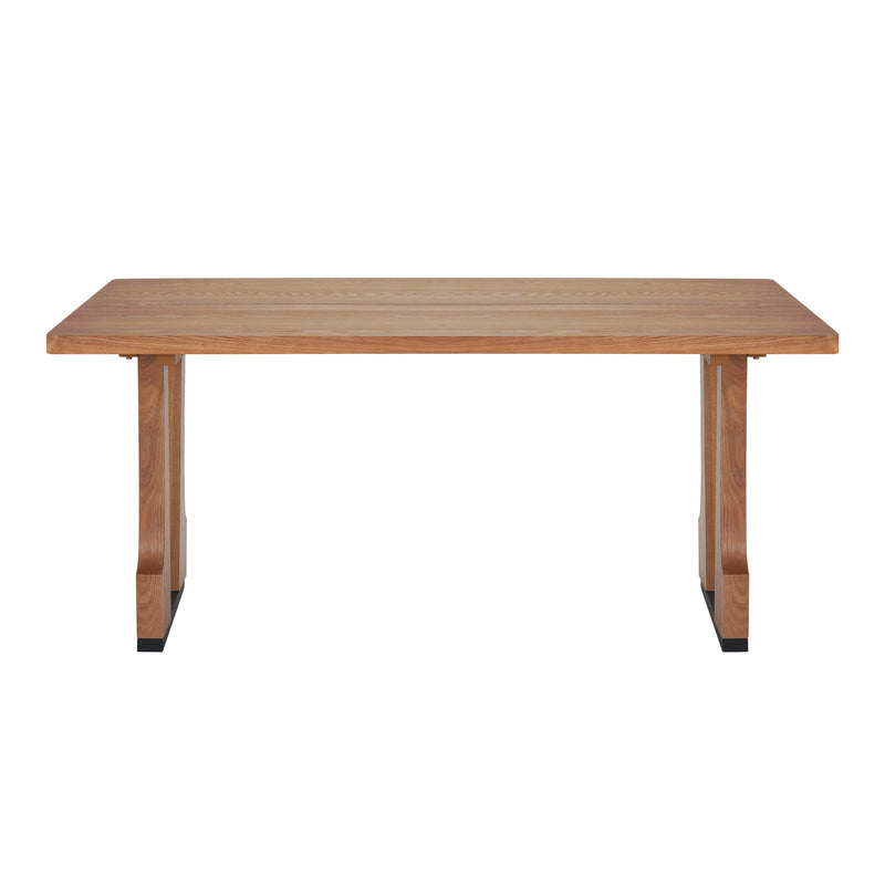 63" Rectangular Dining Table (Natural Color) by HouseOfZazla