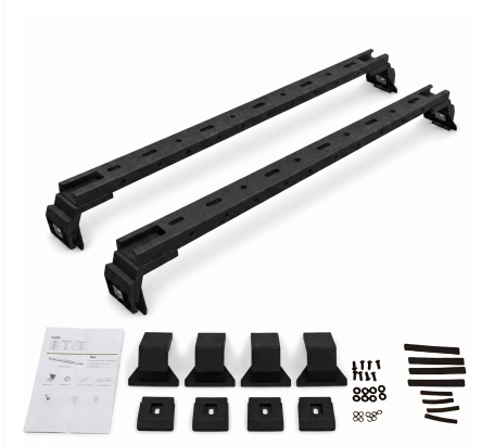 Roof Rack Cross Bars for Jeep Wrangler & Gladiator by HouseOfZazla