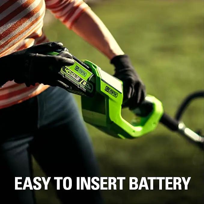 Greenworks 40V 12-Inch Cordless String Trimmer, Battery and Charger Not Included, BST4000 by GreenHaven Gardens