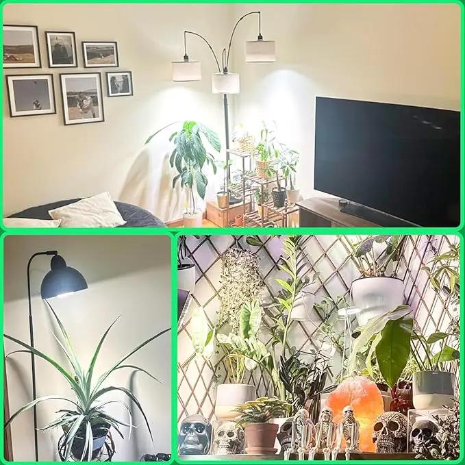 LED Grow Light Bulb for Indoor Plants Full Spectrum, 320W Equivalent Plant Light Bulb, E26 Base, 4000K Plant Grow Light Bulb, Grow Bulb for Indoor Plants, Pack 2 by GreenHaven Gardens