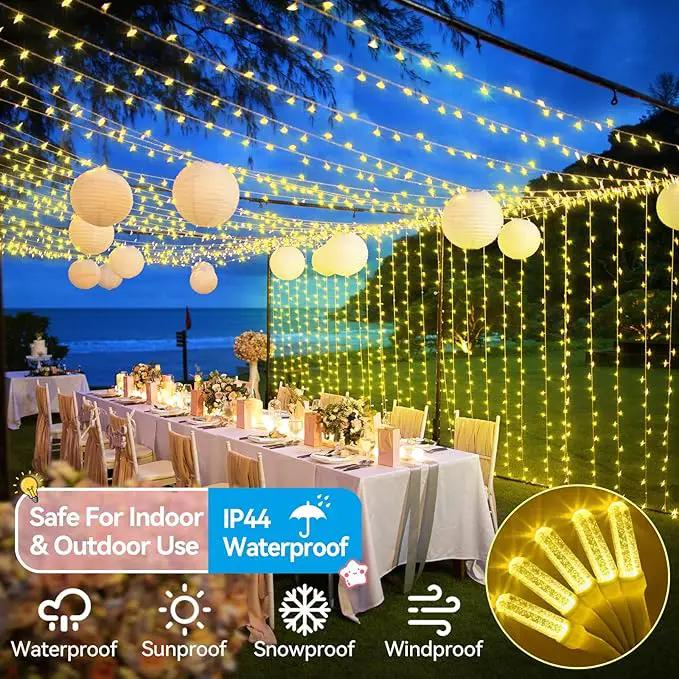 Heceltt 360 LED 118 FT String Lights Outdoor, 8 Modes Warm White Christmas Lights Plug in, IP44 Waterproof Led String Lights with Timer and Memory for Xmas Tree Yard Party Garden Decorations by GreenHaven Gardens