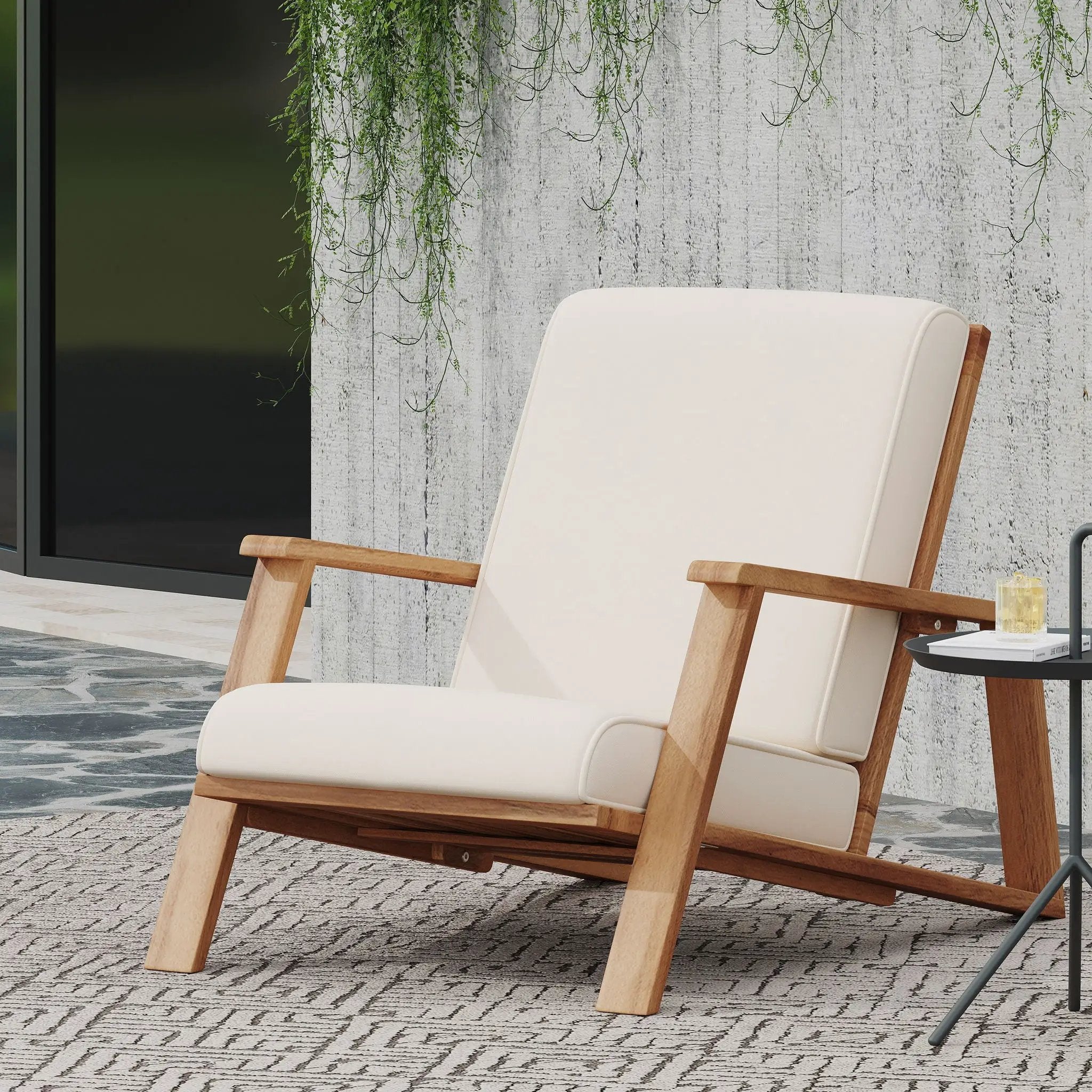 Patio Lounge Chair, Outdoor Club Chair by HouseOfZazla