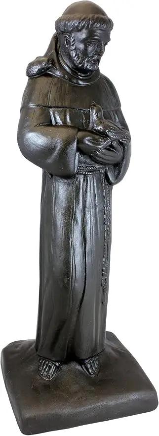 Emsco Group 92230 29" Saint Francis Garden Statue, Bronze by GreenHaven Gardens