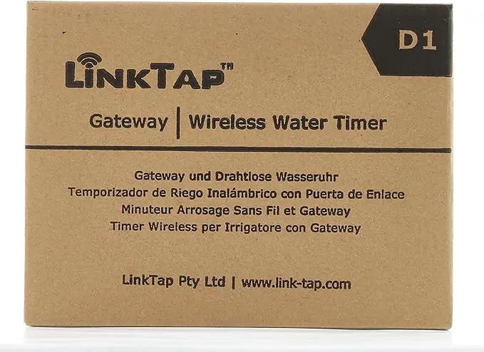 LinkTap D1 Wireless Water Timer & Gateway, 2 Zone Smart Hose Faucet Timer, Built-in Flow Meters, Real-Time Fault Detection & Notification, Weather Adaptive, Better Range Than WiFi, IP66, 2-Yr Warranty by GreenHaven Gardens