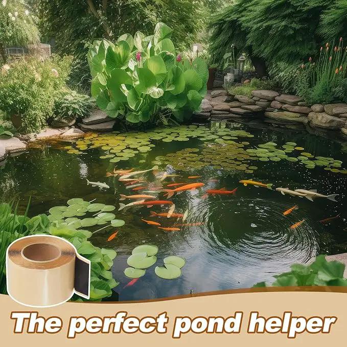 2 Pcs Pond Liner Seam Tape 3" x 25' Self Adhesive Double Sided Butyl Pond Seam Tape Liner Repair Tape Butyl Adhesive Sealer for EPDM Pond Liner Patch Cover Pond Garden by GreenHaven Gardens