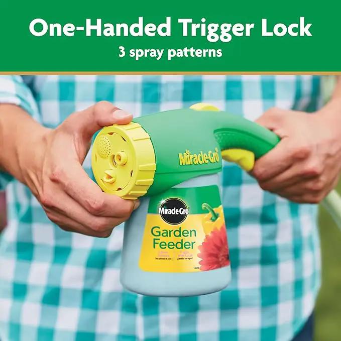 Miracle-Gro Water Soluble Lawn Food and Garden Feeder Bundle, Hose-End Feeding System for Lawns by GreenHaven Gardens