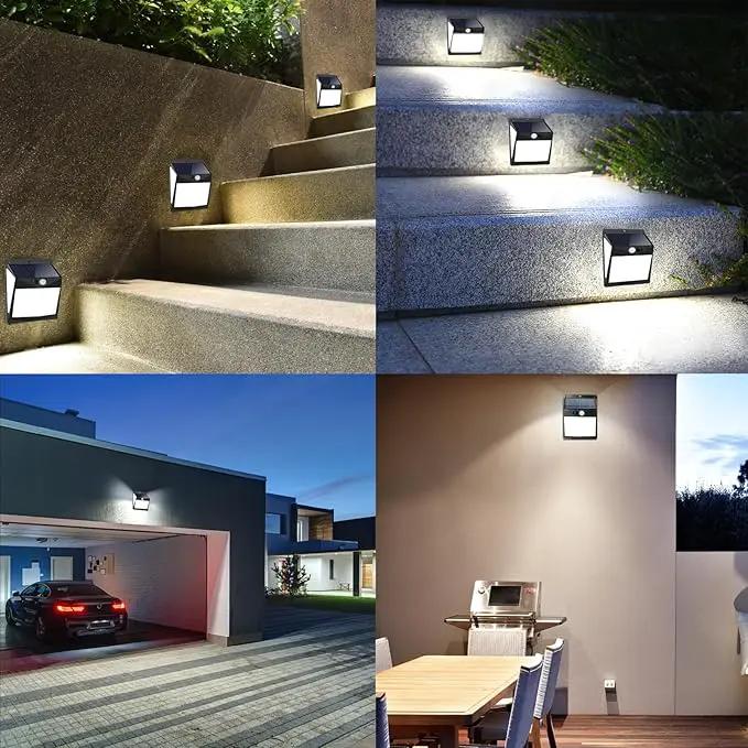 Solar Lights Outdoor 238 LED, 270° Wide Angle Motion Sensor Lights with 3 Modes, IP65 Waterproof Solar Powered Wall Lights for Yard Garden, Patio, Driveway(4 Pack) by GreenHaven Gardens