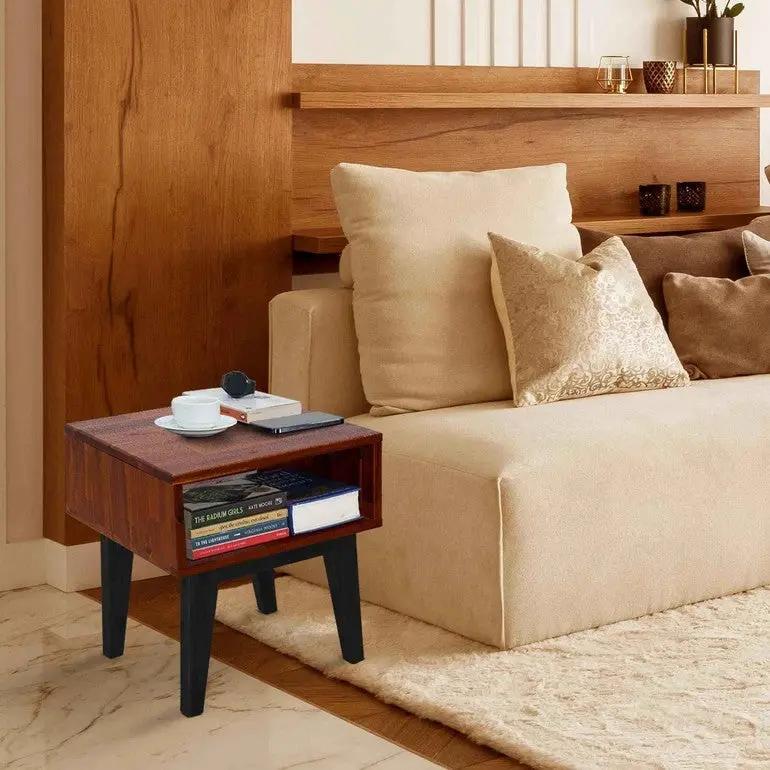 Serena Solid Wood Nightstand by Megsu
