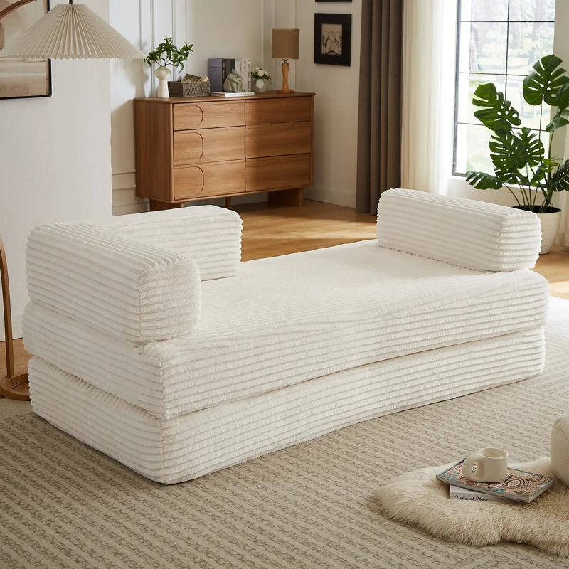 Loveseat Sofa, Cloud Boneless Couches for Living Room, Modern Modular Sofa, Oversized by HouseOfZazla