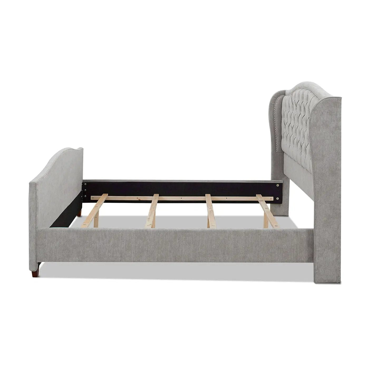 Marcella - Upholstered Shelter Headboard Bed Set by Unique Piece Furniture