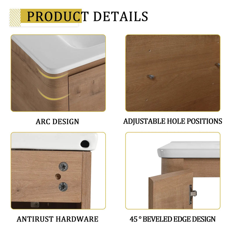 84'' Freestanding Bathroom Vanity with Ceramic Sink by HouseOfZazla
