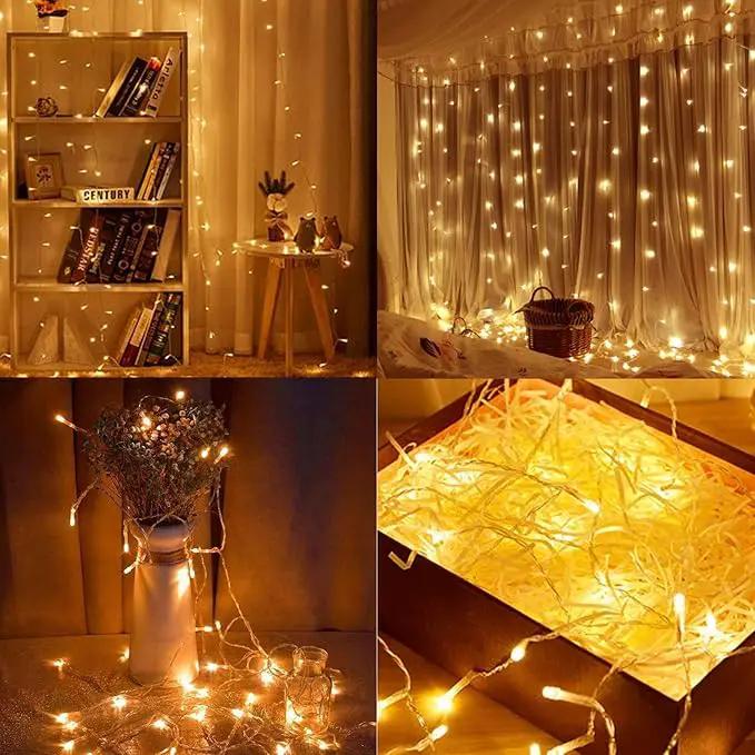 2 Pack Battery Operated String Lights with Remote Timer Waterproof 8 Modes 16.4ft 50 LED String Lights for Bedroom,Garden,Party,Xmas Tree Indoor Outdoor Decorations, Warm White by GreenHaven Gardens