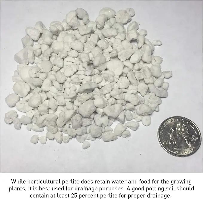 Supreme Horticulture Coarse Grade Perlite 4 Cubc Foot 113 Liters 120 Quarts - Indoor & Outdoor Use Coarse Grade by GreenHaven Gardens