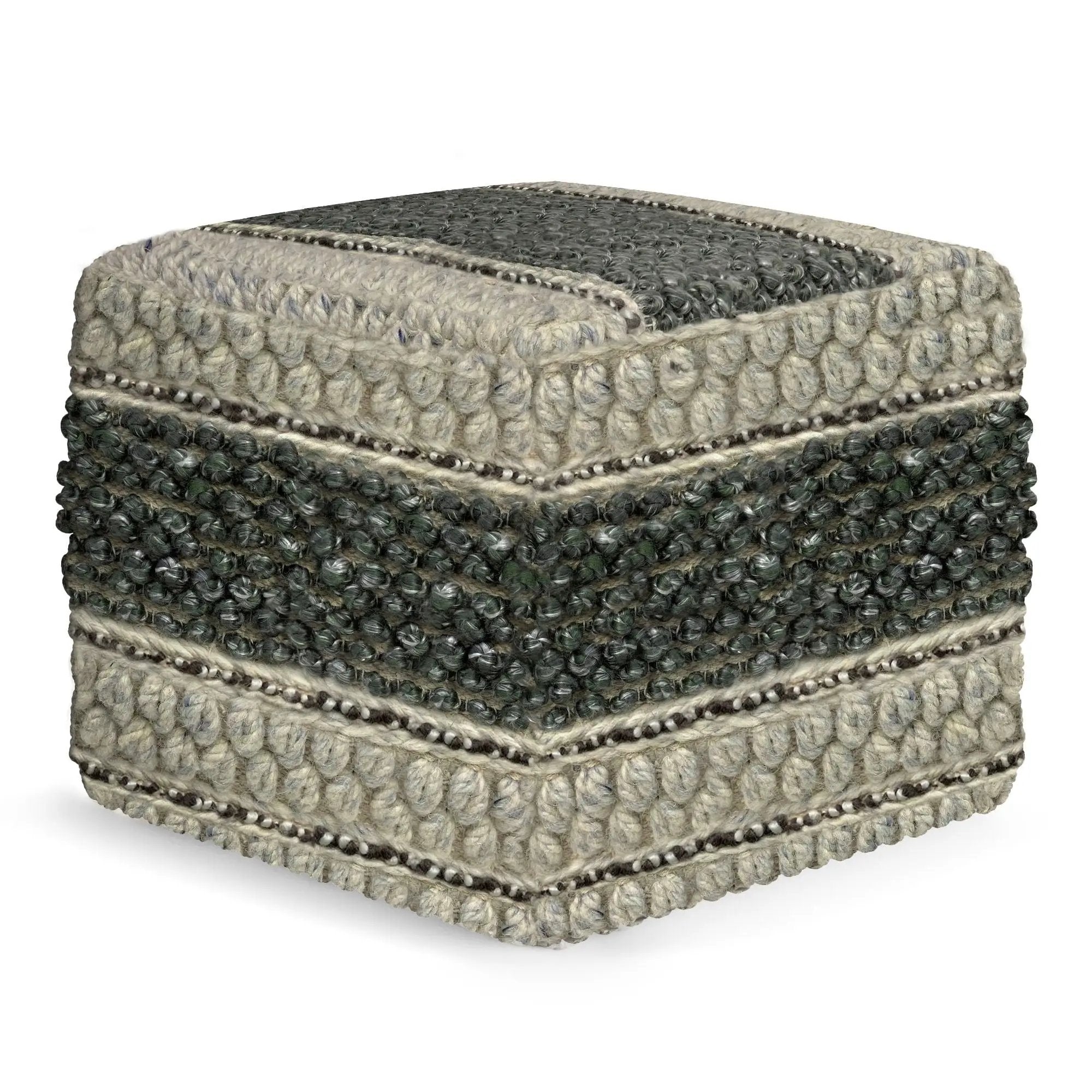 Grady - Handcrafted Square Pouf by Unique Piece Furniture