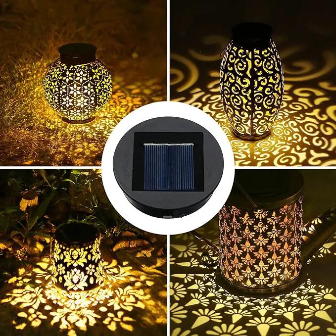 2 Pack Replacement Solar Light Parts-8 lumens Warm White LED Waterproof Solar Light Replacement Top Kit for Outdoor DIY Hanging Lanterns(3.15in) by GreenHaven Gardens