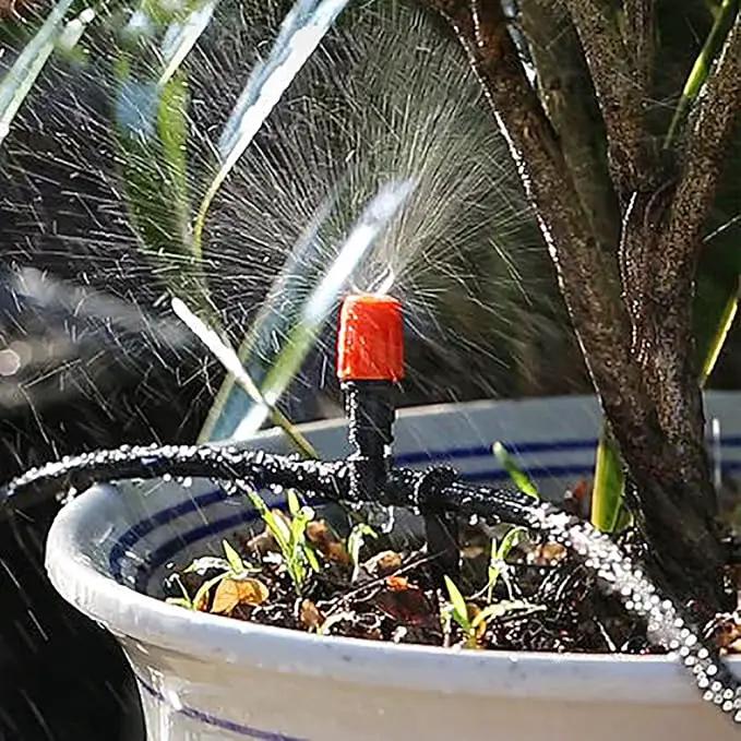 50 Pcs Irrigation Support Stakes for 1/4-Inch Tubing Hose by GreenHaven Gardens