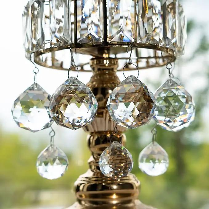 Crystalsuncatcher Clear Glass Crystal Ball Prism Feng Shui Lamp Hanging Drop Chandelier Pendants Suncatchers Pack of 12 pcs(20mm) by GreenHaven Gardens
