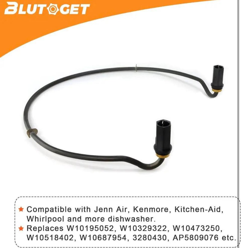 OPEN BOX Blutoget 2025 Upgraded W10703867 Dishwasher Heating Element by Blutoget- Fit for Whirlpool Kitchen.Aid Ken.more Dishwasher - Replaces AP58090 by Selzalot