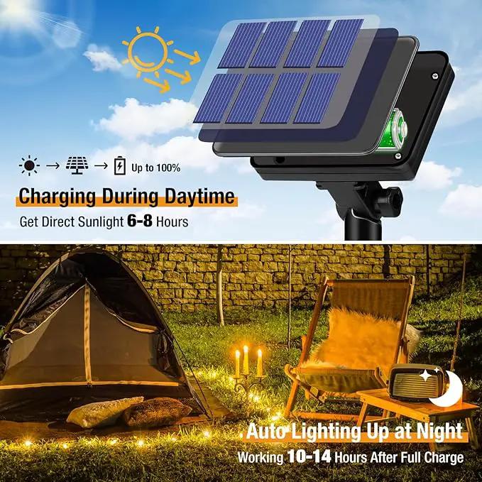 btfarm Solar String Lights for Outside, 6 Pack 198FT 480LED Solar Fairy Lights Waterproof with 8 Modes, Twinkle Solar Powered Outdoor Lights for Tree Garden Yard Christmas Wedding Party, Warm White by GreenHaven Gardens