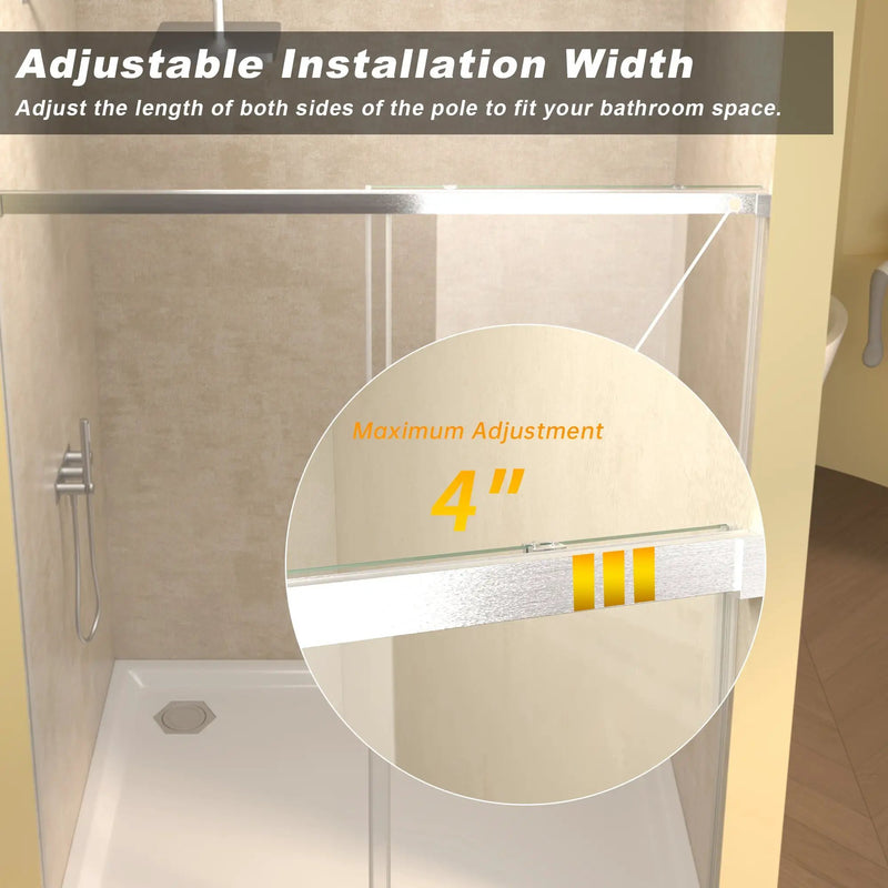 48" Single Sliding Shower Door by HouseOfZazla