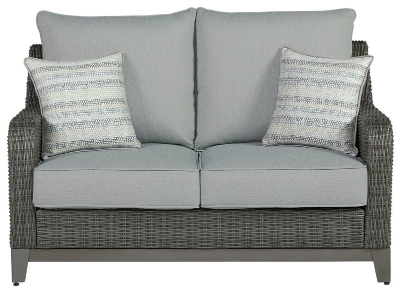 Elite Park - Loveseat w/Cushion - Gray by Unique Piece Furniture