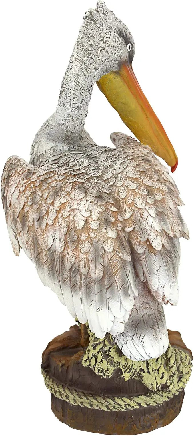 Design Toscano Ocean Side PIER 51 Pelican Statue by GreenHaven Gardens