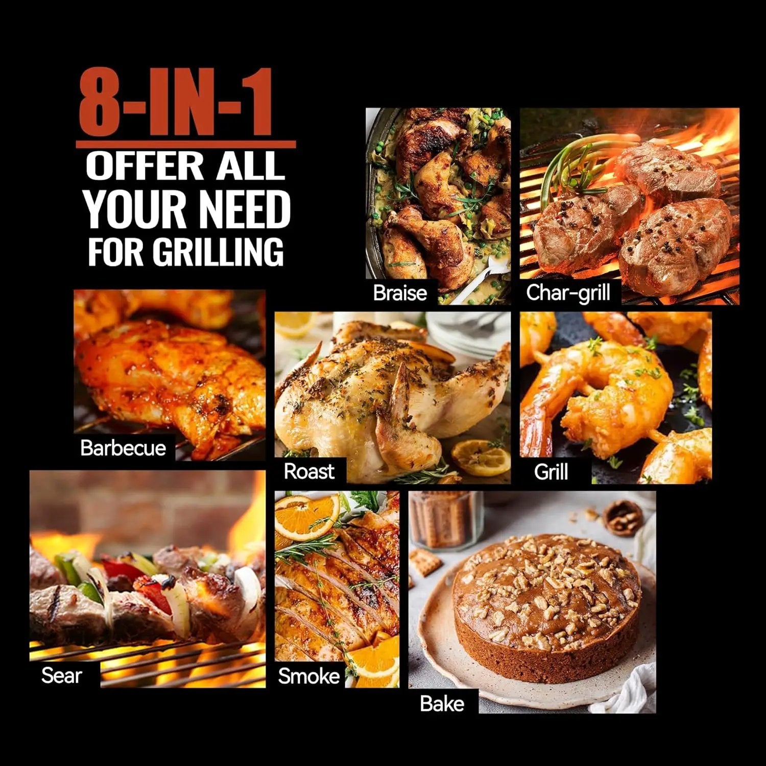 Z GRILLS Wood Pellet Grill Smoker with PID 2.1 Controller, 450°F Max Temperature, 8-in-1 BBQ Grill, 459 Square Inches Cook Area, Meat Probes, Rain Cover (450E PRO) by GreenHaven Gardens