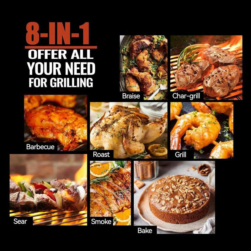 Z GRILLS Wood Pellet Grill Smoker with PID 2.1 Controller, 450°F Max Temperature, 8-in-1 BBQ Grill, 459 Square Inches Cook Area, Meat Probes, Rain Cover (450E PRO) by GreenHaven Gardens