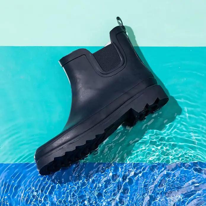 NORTY - Womens Ankle Rain Boots - Ladies Waterproof Winter Spring Garden Boot runs ½ size large by GreenHaven Gardens