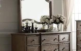 Baudouin - Weathered Mirror - Oak by HouseOfZazla