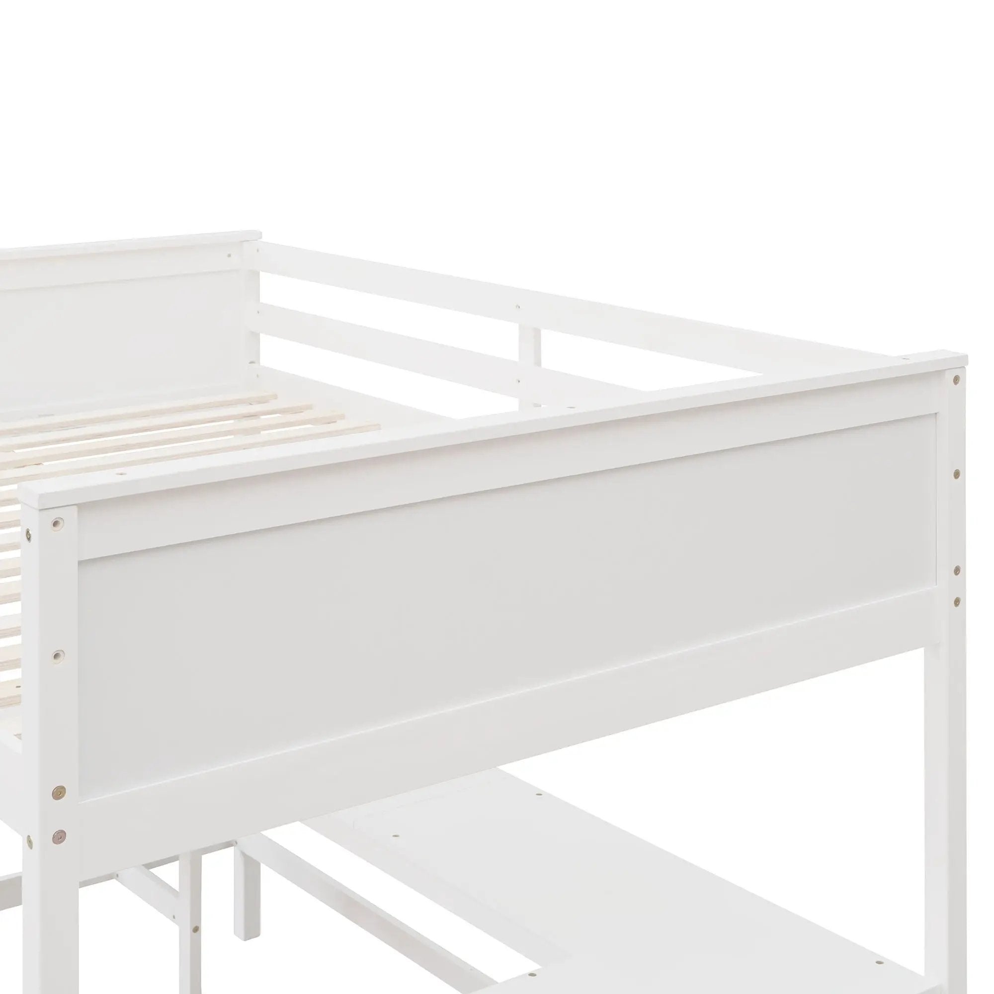 Loft Bed With Shelves With Desk