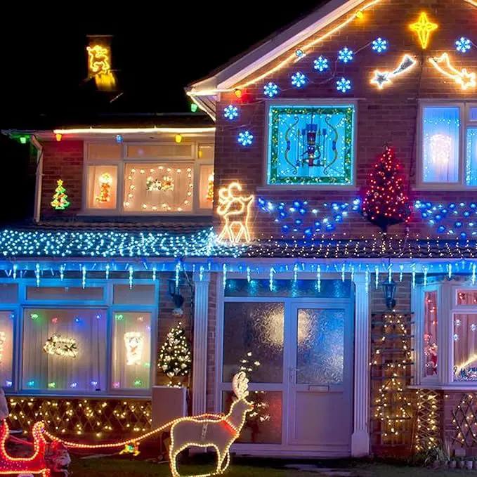 Warm White Christmas Lights, 2 Pack Total 40FT 200 Count Incandescent Christmas Mini Tree String Lights, Waterproof Christmas Decorations for Outdoor Indoor Xmas Patio Home Party Garden Yard Decor by GreenHaven Gardens