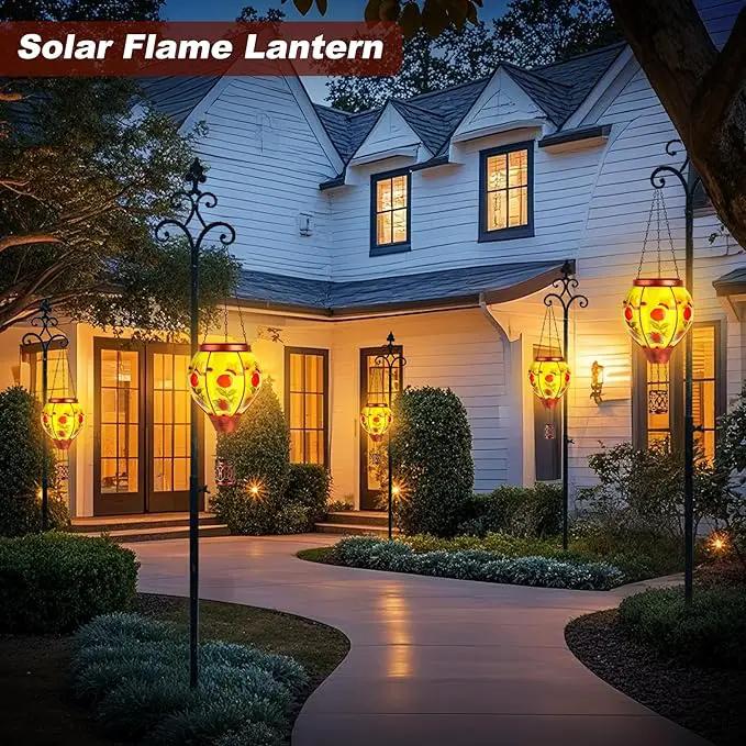 Butterfly Solar Hot Air Balloon Lantern,Outdoor Decor with Flame Lights Waterproof, Hanging for Garden Yard Lawn Patio, Unique Gifts for Women Mom Grandma Gardener for Mother'Day Christmas by GreenHaven Gardens