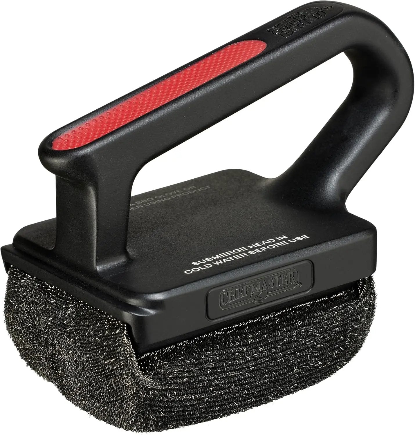 Chef Master Grill Brush Bristle Free Powered by ScrubDaddy, Steam Clean Grill Brush for Blackstone Grill, Flat Top Griddle & Skillet, Porcelain, Weber Gas, Charcoal Grill for Diner & Restaurant -90016 by GreenHaven Gardens