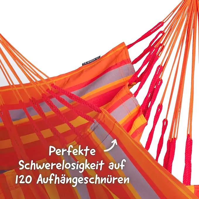 LA SIESTA® - XL King Domingo Hammock Swing Chair & CasaMount - Weather & Tear Resistant Hanging Chair - Outdoor Indoor Hammock Chair w/Suspension Kit for Walls Ceilings Square Beams - Toucan by GreenHaven Gardens