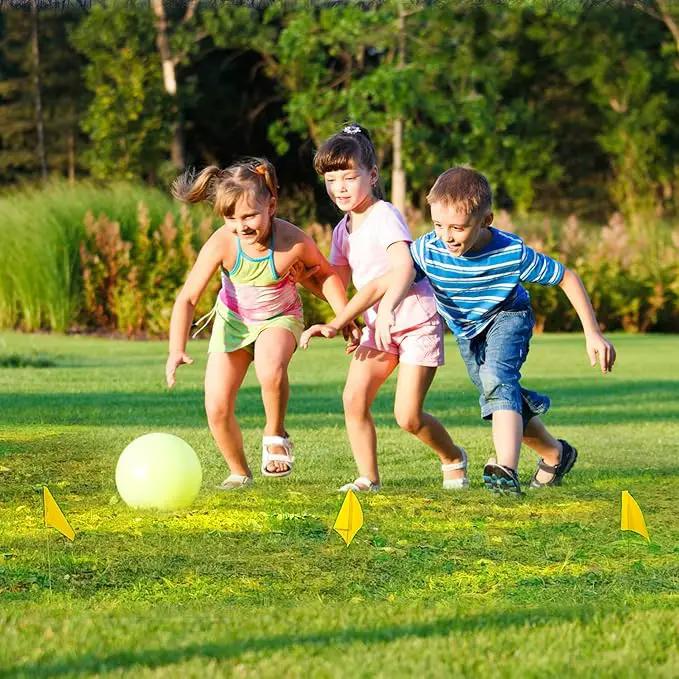 Zozen 100Pack Yellow Marking Flags, Writable/15x4x5 Inch, Yard Flags for Lawn & Irrigation & Landscape & Sprinkler & Survey & Dog Training. by GreenHaven Gardens
