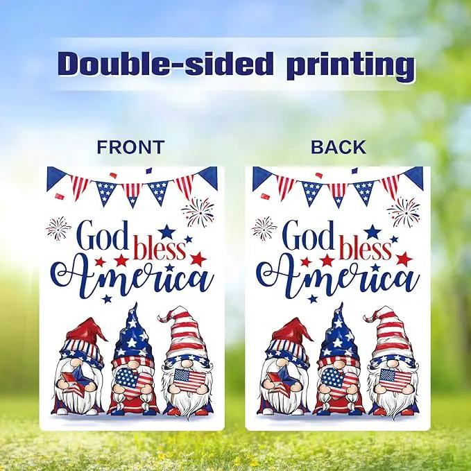 12 Pcs Three Gnomes Seasonal Large Garden Flags Double Sided Seasonal Truck Garden Flags for All Seasons Set of 12 Spring Easter Valentine Halloween Christmas Holiday Yard Decoration, Welcome Outdoor by GreenHaven Gardens