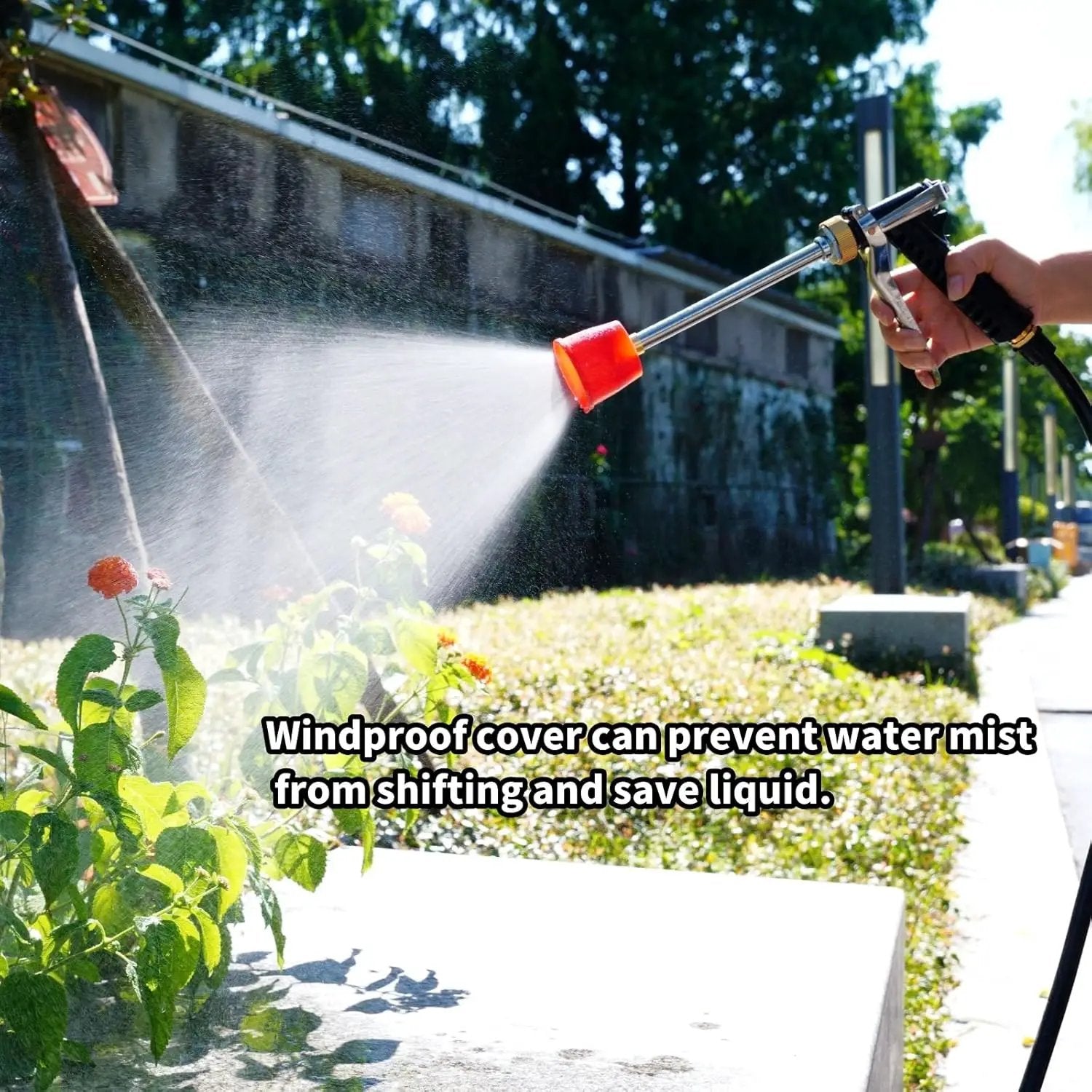 Agricultural Spray Guns, Fruit Tree Sprinkler, Electric Spray, High-Pressure Spray, Long Rod, Even Spray, Direct Spray, Lrrigation and Cleaning (Red headed plastic spray gun) by GreenHaven Gardens