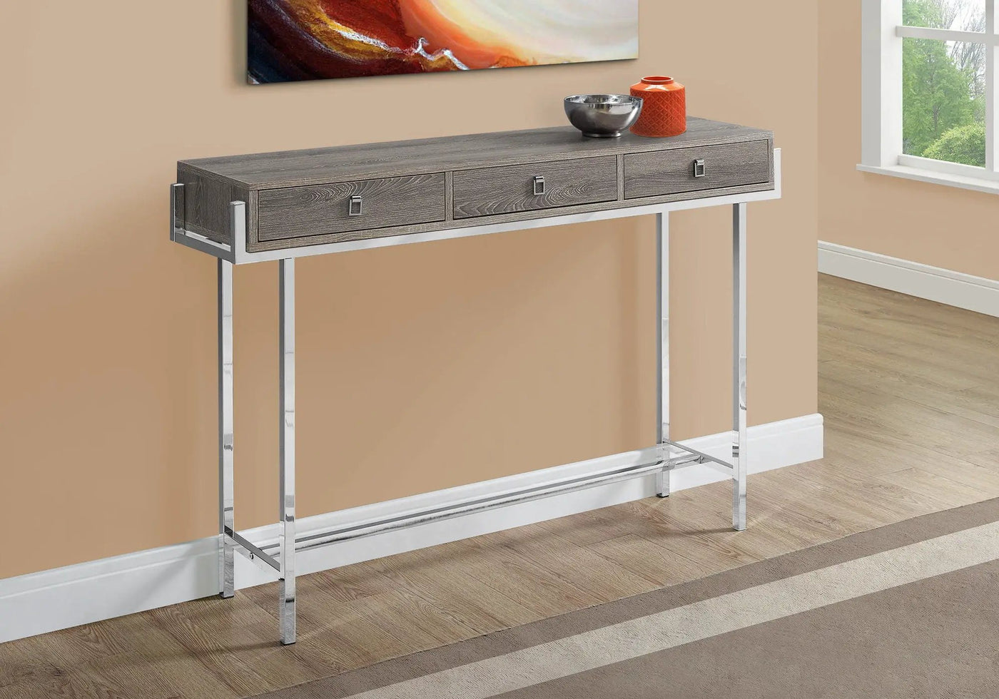 Accent Console Table For Entryway, Storage Drawer, Contemporary & Modern by Unique Piece Furniture