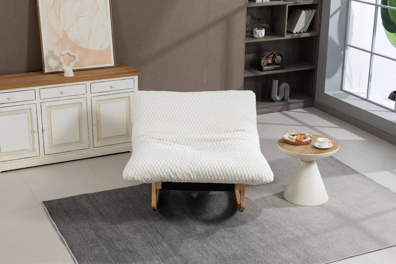 Bean Bag Rocking Chair with Solid Wood Frame by HouseOfZazla